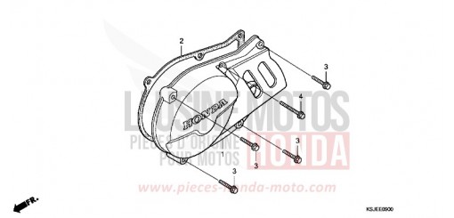 PANNEAU CARTER-MOTEUR G. CRF100FB de 2011